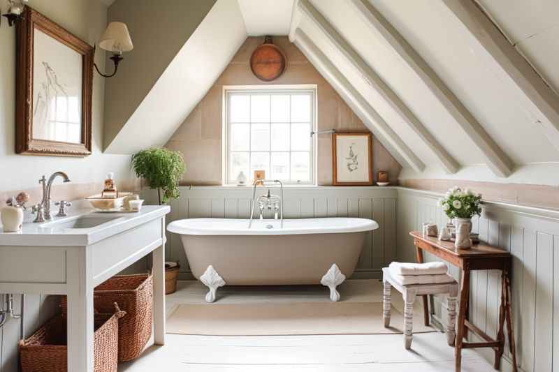 Elegant Bathtub Area